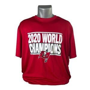2020 World Champions Tampa Bay Buccaneers Bucs Football Unisex T-Shirt Size XL